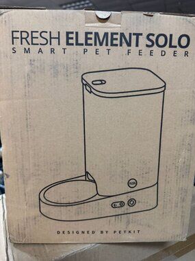Fresh Element Solo Smart Pet Feeder By Petkit With 304 Stainless Steel Bowl - Ea